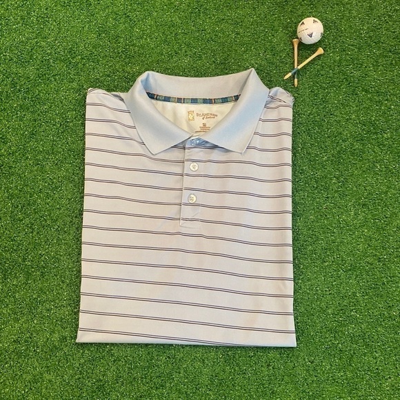 Saint Andrews Other - Mens ShortSleeve St Andrew of Scotland Polo. Size Large.